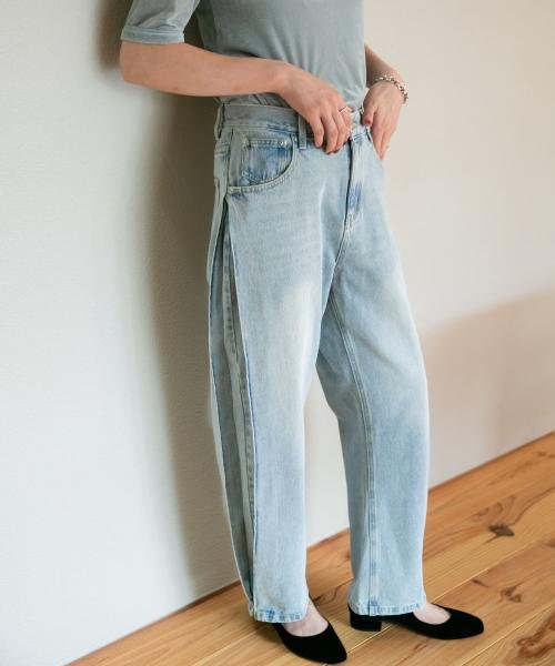 URBAN RESEARCH ROSSO(URBAN　RESEARCH　ROSSO)/YENN　SIDE PLEATED DENIM PANTS/img07