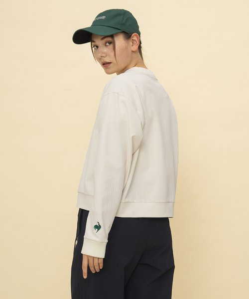 le coq sportif (ルコックスポルティフ)/LCSプリューム リブクロス クルーネックスウェット/img12