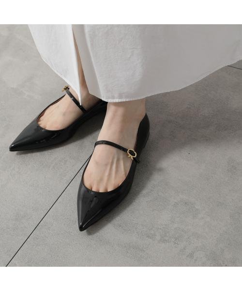 Gianvito Rossi*スリングバックシアードットパンプス ミュール 36 まどろん