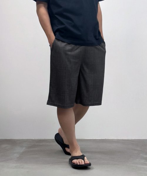 MAC HOUSE(men)(マックハウス（メンズ）)/マックハウス Mac－House NAVY ネイビー メッシュ総柄ハーフパンツ 342118MH/img04