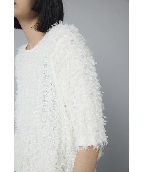 HeRIN.CYE(ヘリンドットサイ)/Cut fringe knit tops/img05