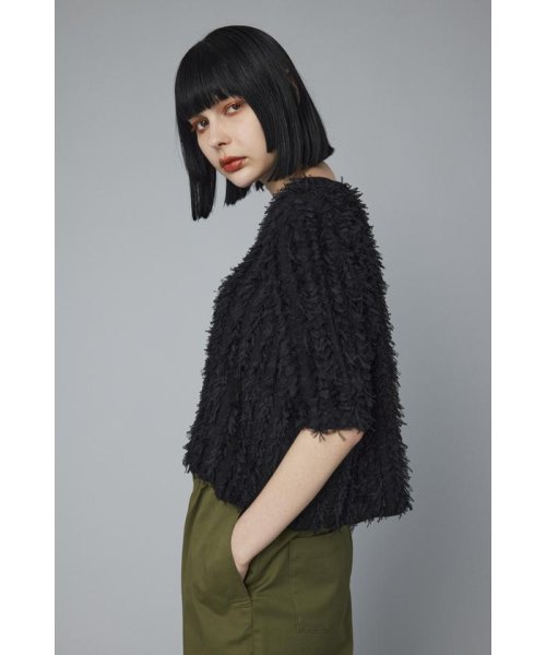 HeRIN.CYE(ヘリンドットサイ)/Cut fringe knit tops/img09