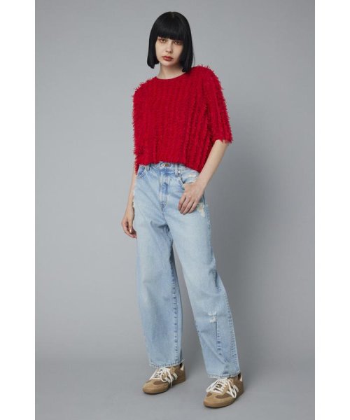 HeRIN.CYE(ヘリンドットサイ)/Cut fringe knit tops/img11