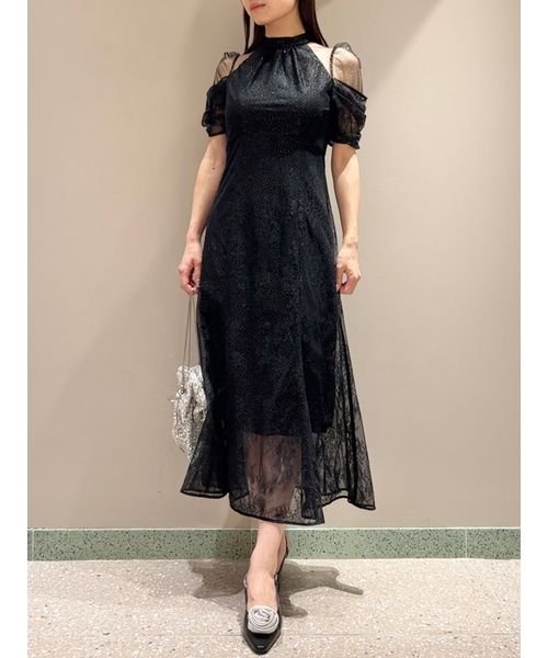 デザインスリーブレースドレス(506654255)｜阪急百貨店公式通販サイト  