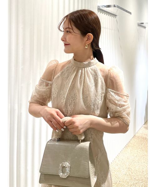 デザインスリーブレースドレス(506654255)｜阪急百貨店公式通販
