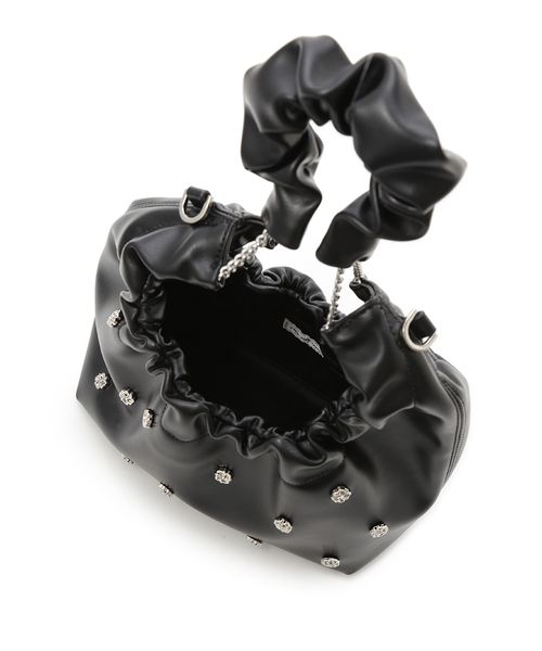 Lily Brown L.B CANDY STOCK ビジューベロアビスチェ アウト