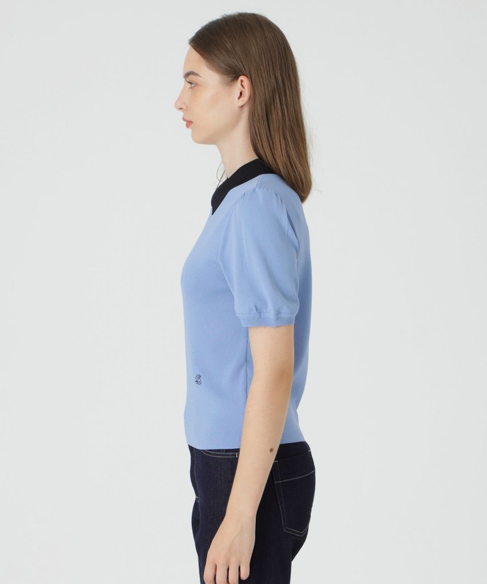 ドライレーヨンストレッチ襟付きプルオーバー(506598330)｜阪急百貨店