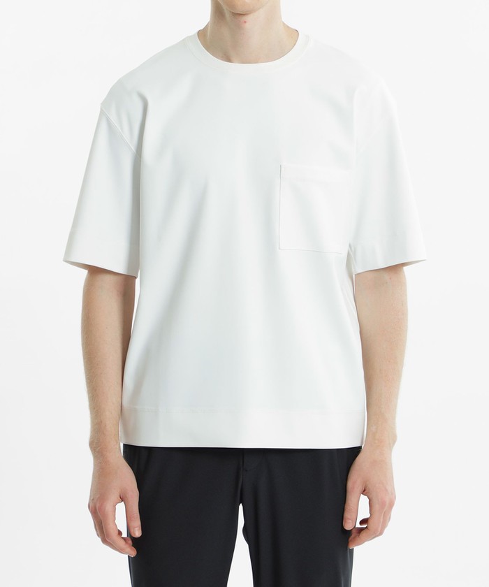 ドライフラットストレッチシリーズ クルーネック五分袖Tシャツ