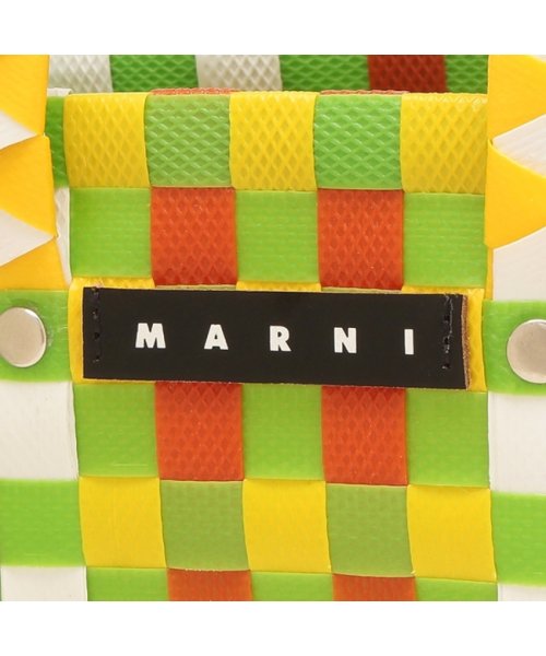 MARNI(マルニ)/マルニ かごバッグ マルチカラー ウーブン マイクロ バスケット グリーン レディース MARNI M00178M00I WMW55F 0M536/img08