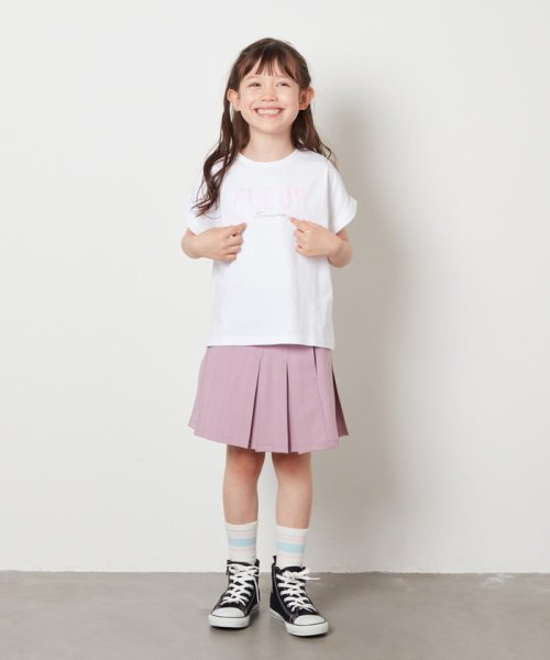 a.v.v(KID'S)(アー・ヴェ・ヴェキッズ)/[140－150]オーロラスパンコールロゴTシャツ/img23