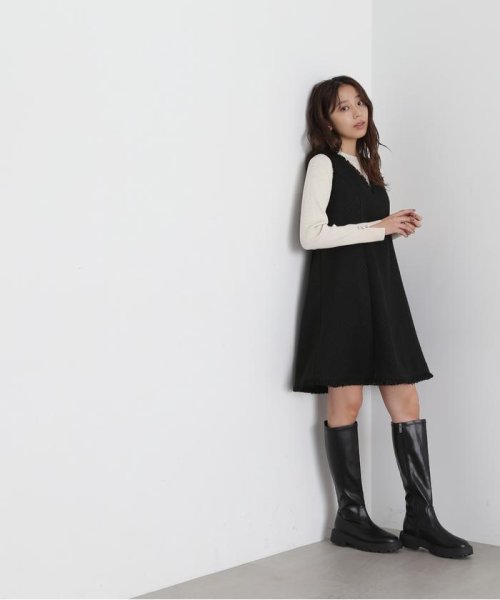 NATURAL BEAUTY BASIC(ナチュラルビューティーベーシック)/ツイードミニワンピース　24AW/img04