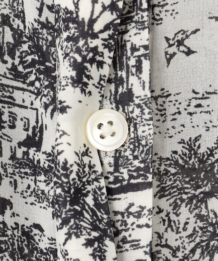 洗える】ランドスケーププリント ワンピース(506700914)｜阪急百貨店