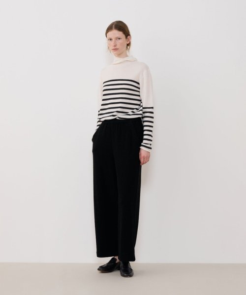 ファインブークレー イージーストレートパンツ(506701308) | GALERIE  