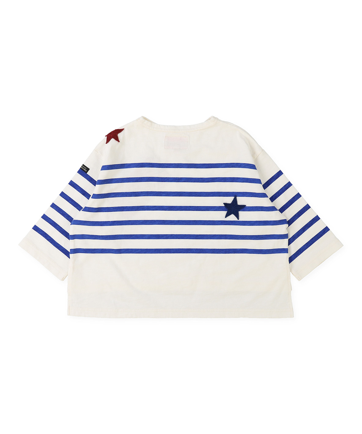 デニムダンガリーTシャツ2枚 デニムダンガリー150ミッキーボーダーTシャツ2枚赤青ロン