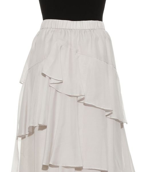 アシメフリルティアードスカート(506564257) | フレイ アイディー(FRAY  