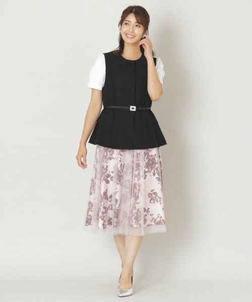 チュールレイヤーフラワープリント スカート(506726166) | トゥービー  