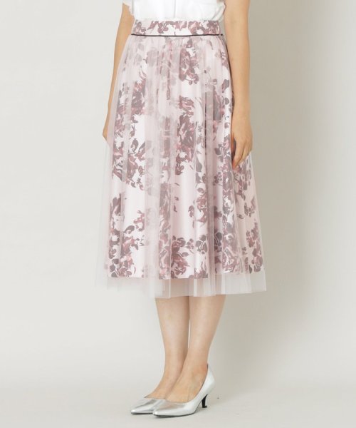 チュールレイヤーフラワープリント スカート(506726166) | トゥービー  