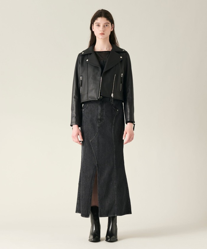 ラムレザーライダースジャケット(506741184)｜阪急百貨店公式通販