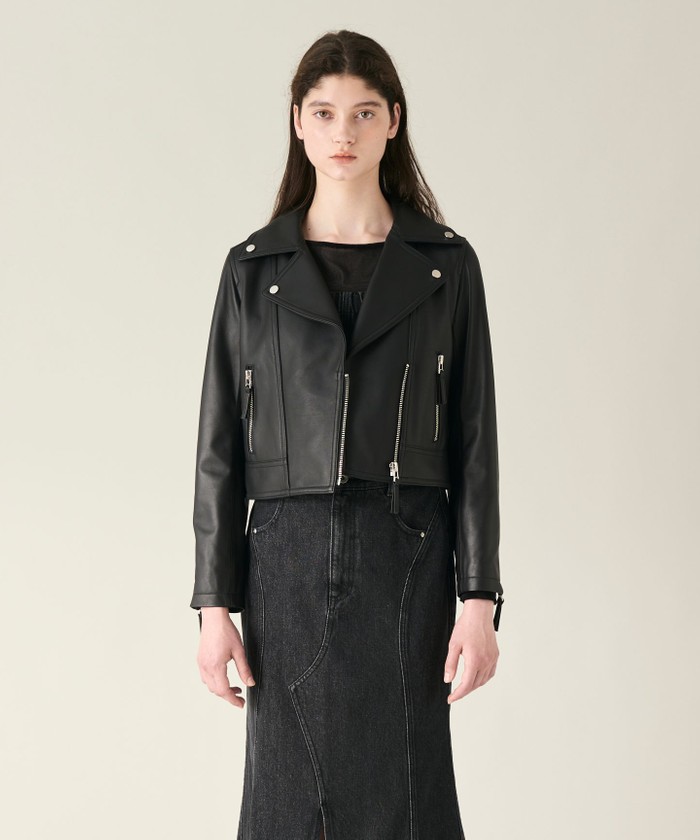 ラムレザーライダースジャケット(506741184)｜阪急百貨店公式通販