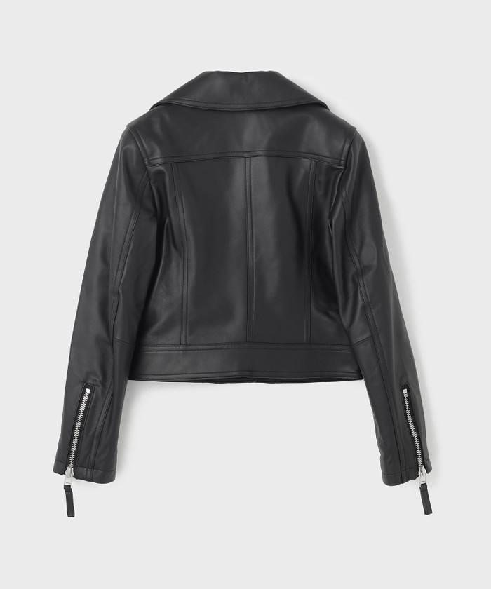 INVERNALE インベルナーレ ブラックラムレザーライダースジャケット INVERNALE インベルナーレ ブラックラムレザーライダース