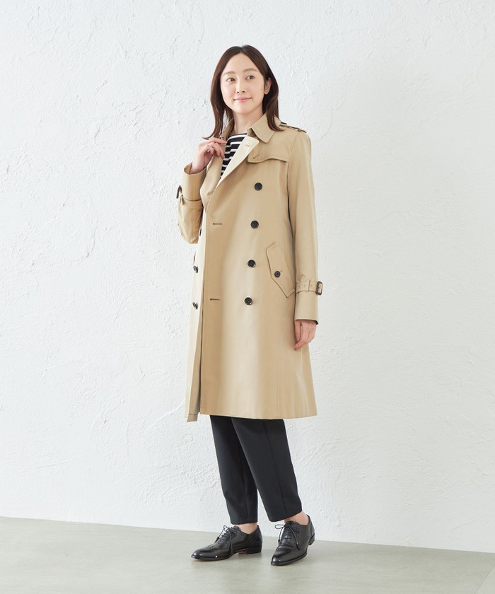 100年コート＞スタンダードモデル ダブルトレンチコート