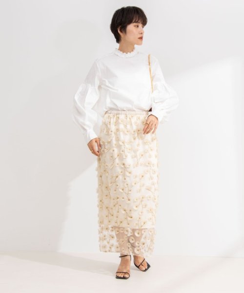 NOLLEY’S(ノーリーズ)/【MARILYN MOON/マリリーンムーン】tuck frill sleeve blouse/img10