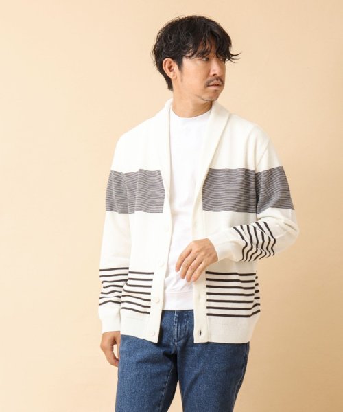 NOLLEY’S goodman(ノーリーズグッドマン)/配色ショールカラーカーディガン 24AW/img07