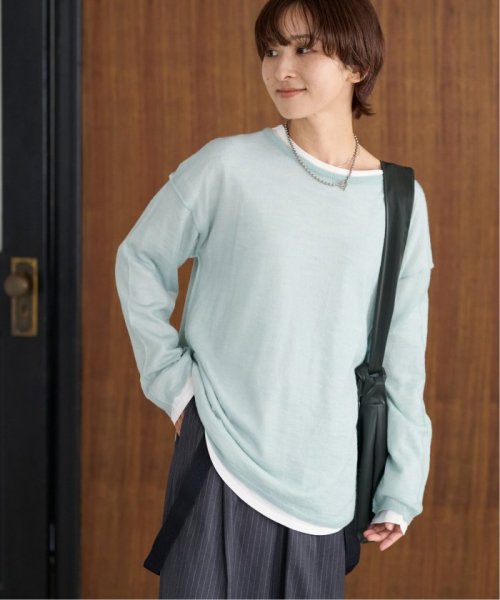 JOURNAL STANDARD relume(ジャーナルスタンダード　レリューム)/《2枚セット》シアーモヘヤMIX Tシャツレイヤードプルオーバー/img25