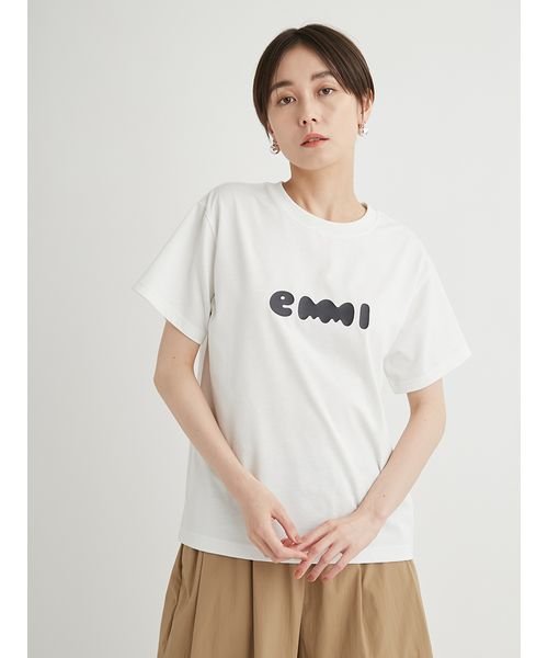 emmi atelier(emmi　atelier)/eco UVカットemmiロゴTシャツ/img01