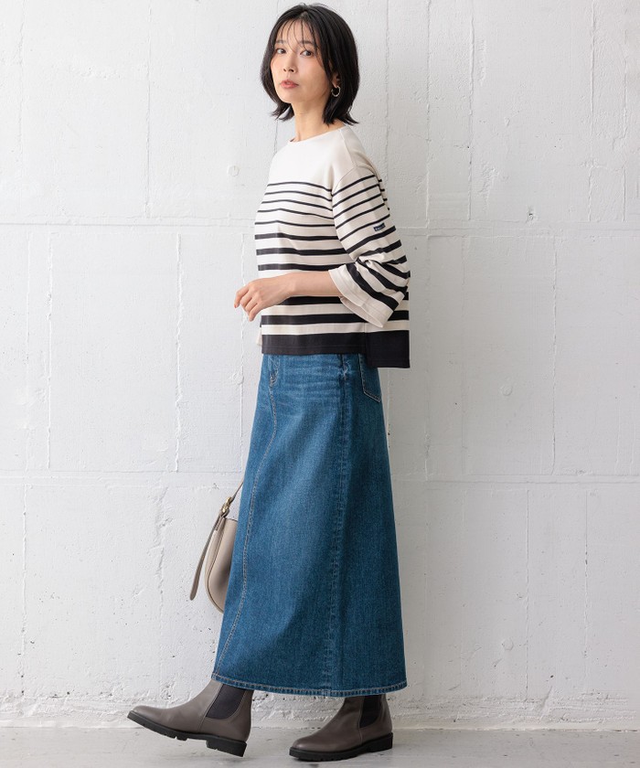 *paris*ボーダー ベルスリーブ カットソー 洗える】Armor－lux ベルスリーブボーダー カットソー(506775804