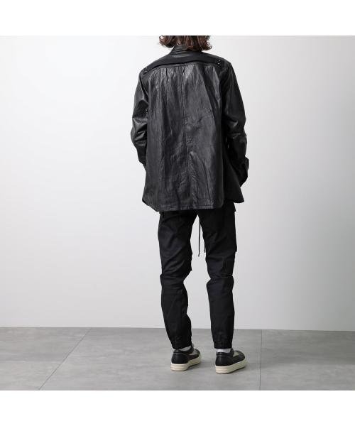 セール】Rick Owens レザージャケット OUTERSHIRT RU02D6729 LBW 