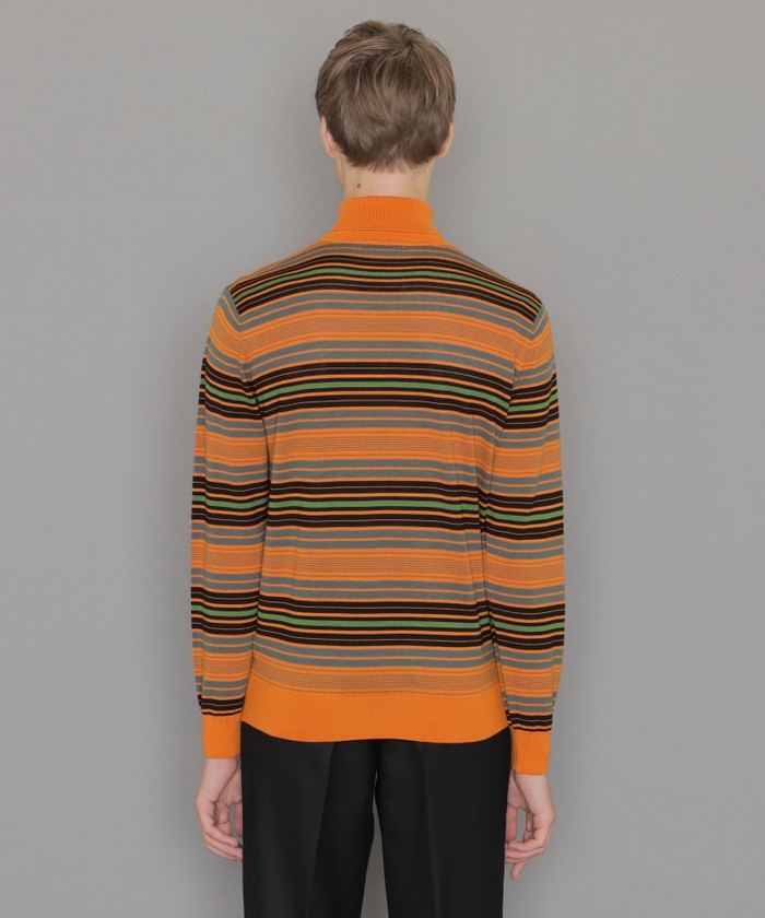 14ゲージウォッシャブルウールタートルネックニット(506674633