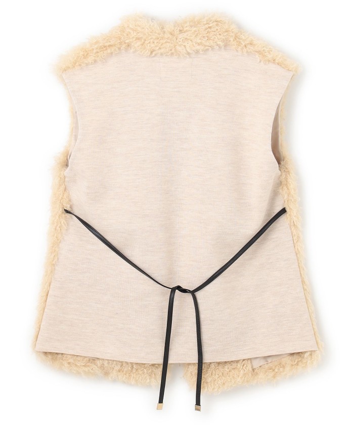 PUY / フェイクファーベスト(506826661)｜阪急百貨店公式通販サイト