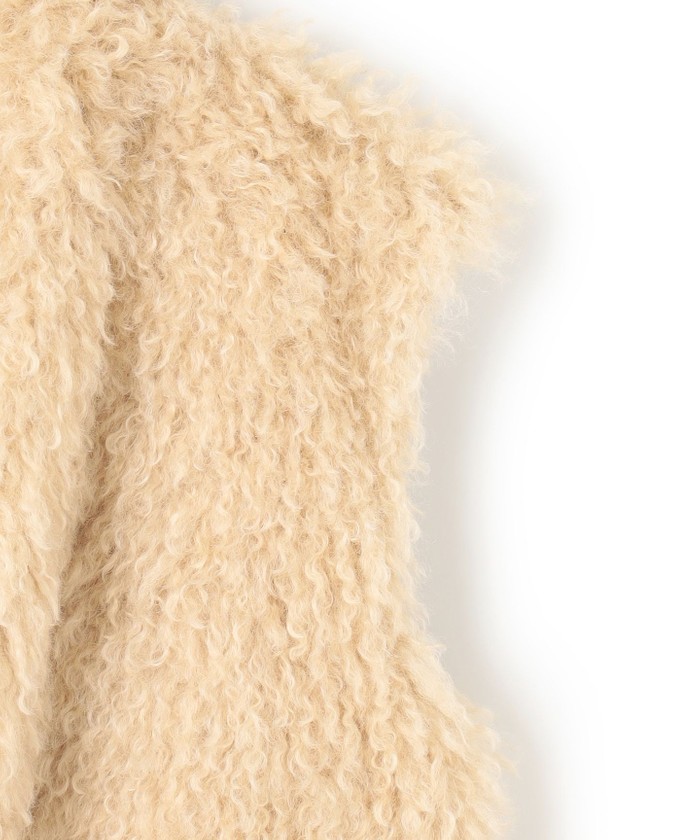 PUY / フェイクファーベスト(506826661)｜阪急百貨店公式通販サイト