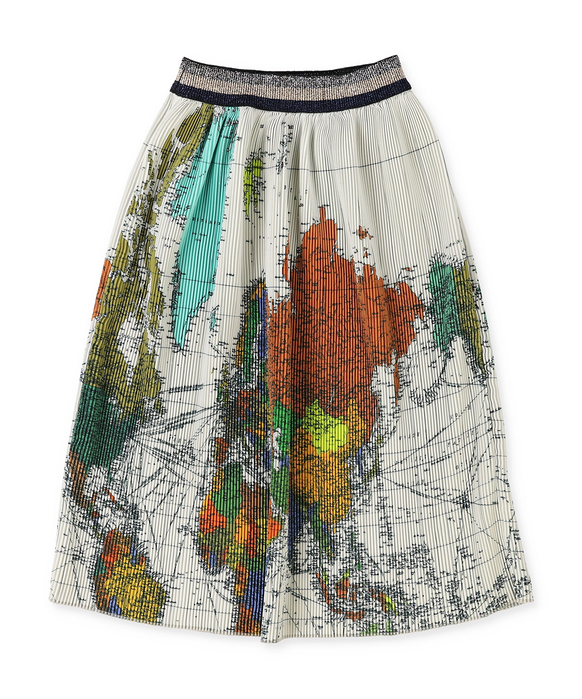 GO TO HOLLYWOOD 地図柄プリーツスカート ゴートゥーハリウッド GO TO HOLLYWOOD Pleats Skirt(506391776