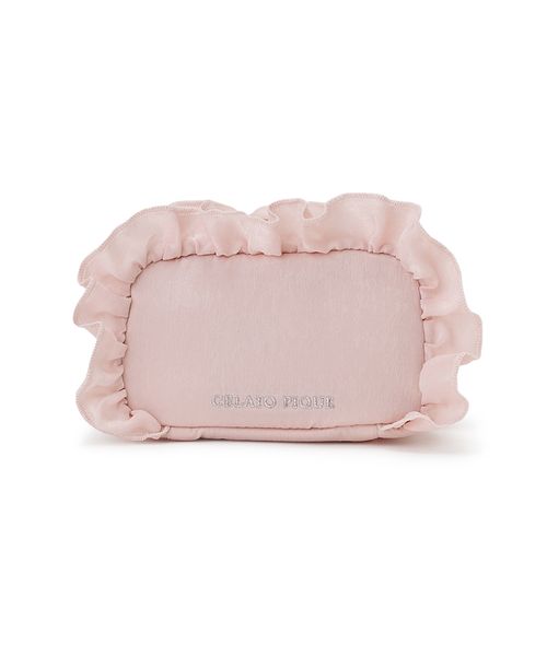 Pink Candy♡フリルポーチ♡ハート柄 Pink Candy♡フリルポーチ♡ハート柄