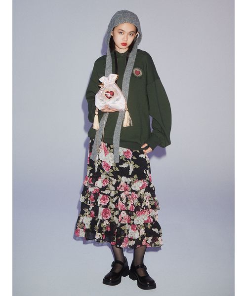 LILY BROWN×KEITA MARUYAMA】ロマンティック柄ワンピース
