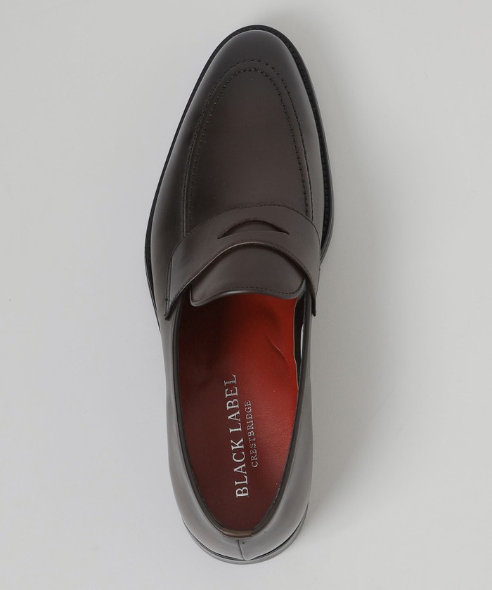 BLACK LABEL CRESTBRIDGE コインローファー 美品 レザー ブラックレーベルクレストブリッジ BLACK LABEL CRESTBRIDGE