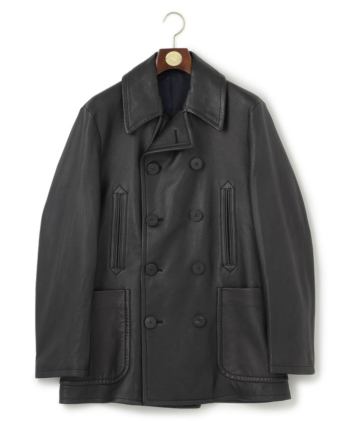 新品 2024AW J.PRESS ディアスキン レザーPコート ディアスキンレザーPコート(506837329)｜HANKYU MEN'S / 阪急メンズ