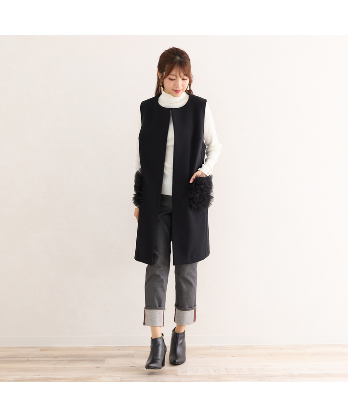 フリルチュールジレ(506838099)｜阪急百貨店公式通販サイト