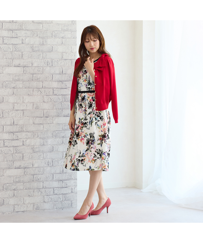 ローズティアラ RoseTiara フロッキーフラワーワンピース(506838101