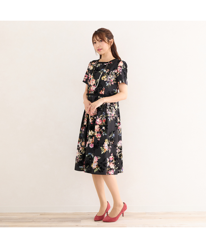 ローズティアラ RoseTiara フロッキーフラワーワンピース(506838101