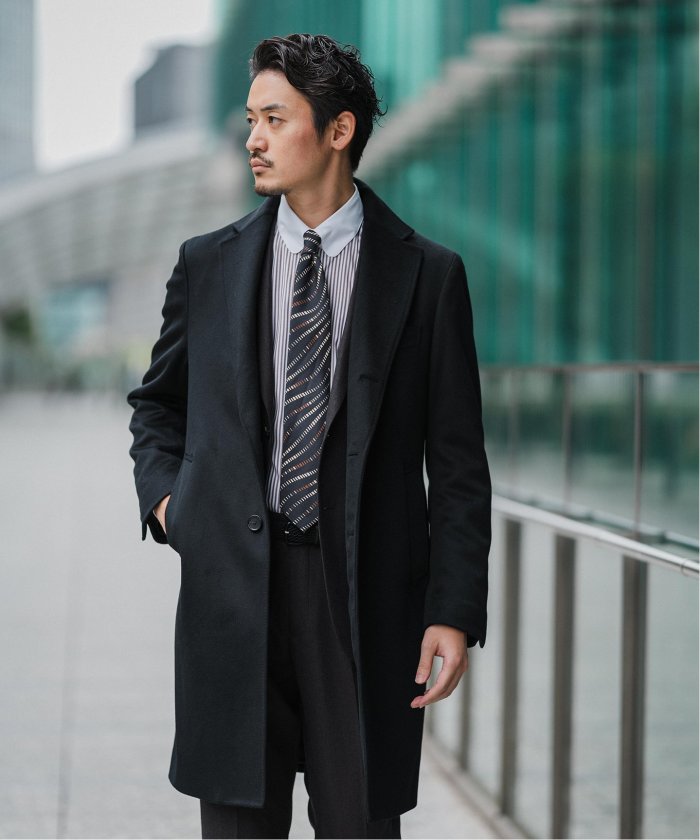 EDIFICE×ロロピアーナ　チェスターコート セール】【Loro Piana / ロロピアーナ】 ビーバー チェスターコート