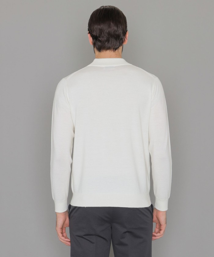 WEB・一部店舗限定】ハイゲージ天竺モックネックニット(506674635