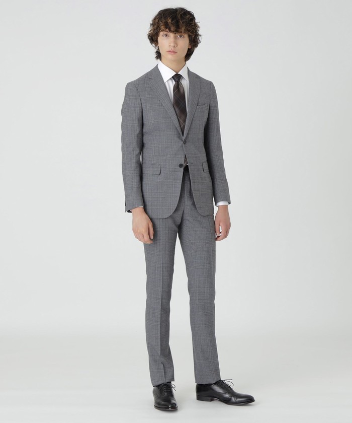 一部店舗限定】ライトグレーミルドチェックスーツ(506465793)｜HANKYU