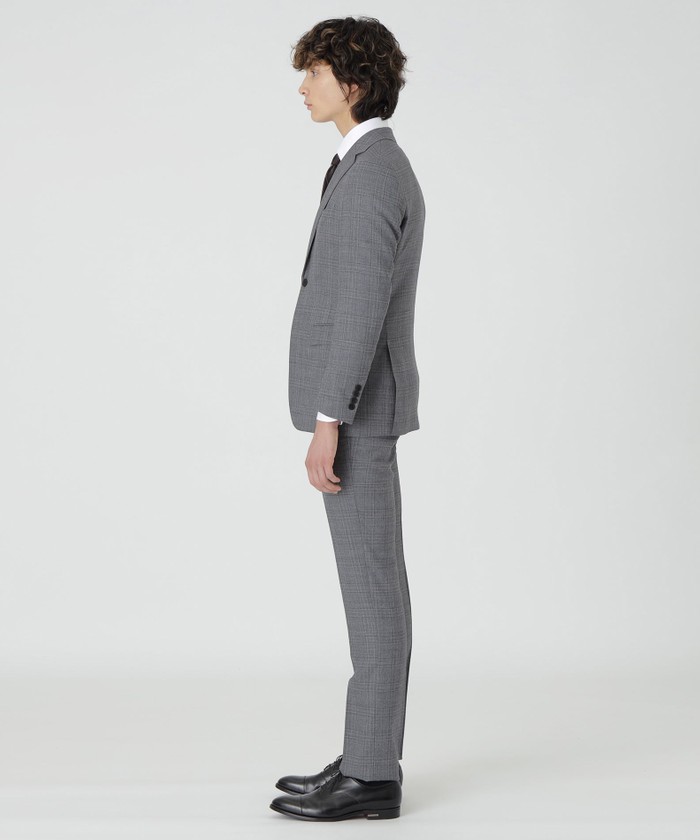 一部店舗限定】ライトグレーミルドチェックスーツ(506465793)｜HANKYU