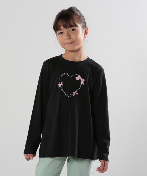 SHOO・LA・RUE(Kids) (シューラルーキッズ)/【110－140cm】アソートプリントフレアロンT/img18