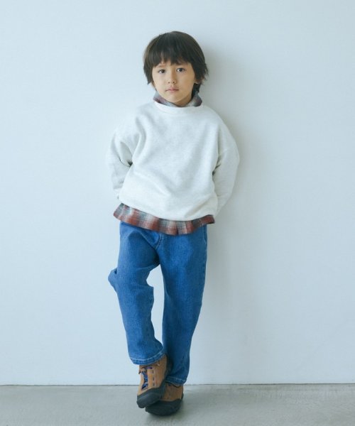 green label relaxing （Kids）(グリーンレーベルリラクシング（キッズ）)/TJ デニム ストレートパンツ / キッズ  100cm－130cm － ストレッチ －/img04