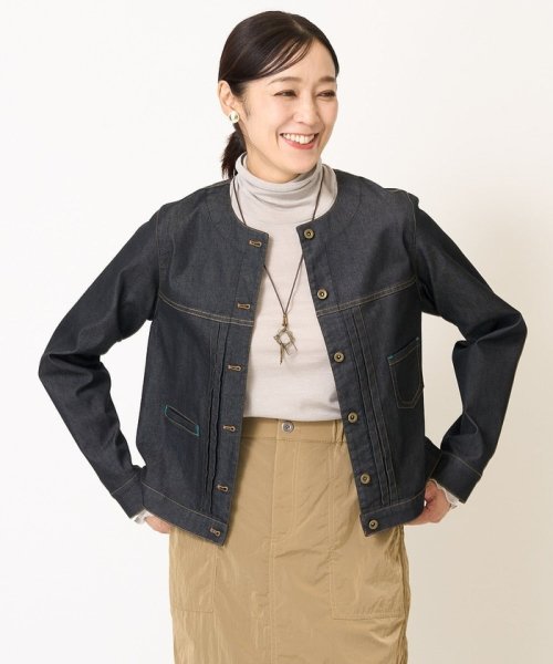 GEORGES RECH ジョルジュレッシュ 羊革 ジャケット カーキ やい 40 L