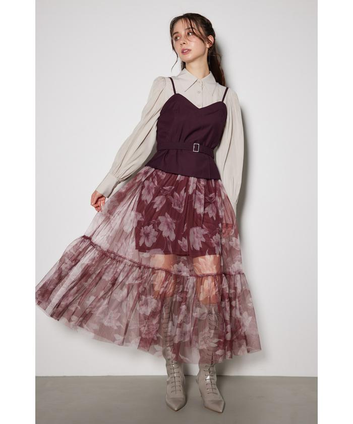一回着用のみ】RIENDA リエンダ Sサイズ ドレス 著 ワンピース